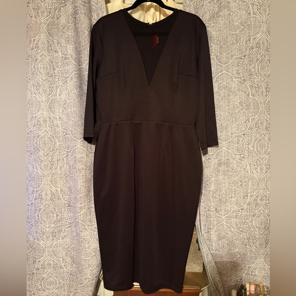 Deadly Dames Misfits Pencil Dress in Black 2X - Pinup Couture